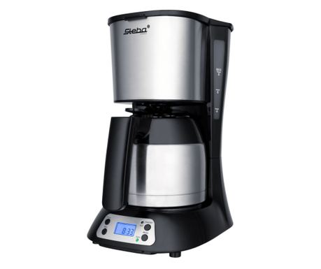 Cafetiera programabilă, Steba Germany, KMF3, 10 căni, negru