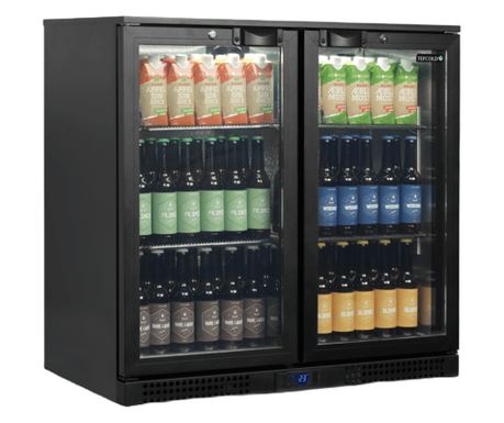 Vitrina frigorifică, TEFCOLD, BA26H, 182 litri, negru