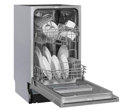 Masina de spalat vase incorporabila, Exquisit, 9 seturi, inox