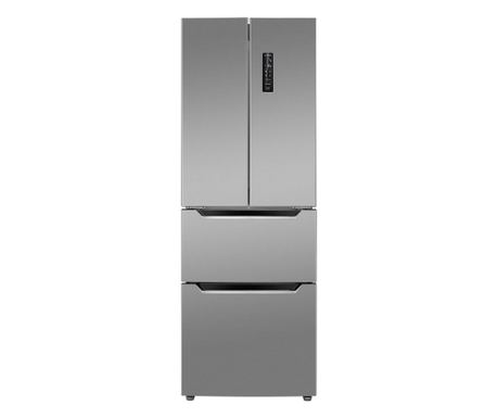 Хладилник side by side Total No Frost Bomann, French Door, капацитет 320 литра, H 186 см, система MultiAirFlow, тъчскрийн, LED д