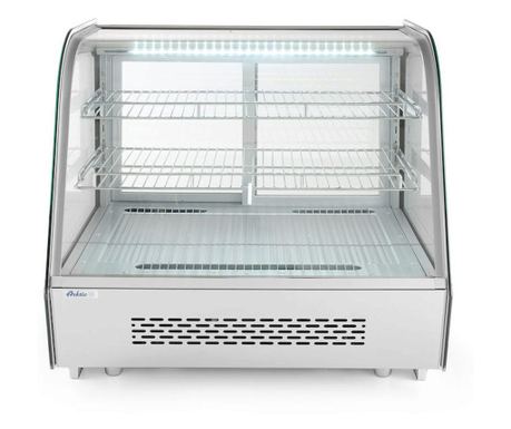 Rashladna vitrina, 120 litara, 2-6 °C, 160 W, kućište od nehrđajućeg čelika, ARKTIC by Hendi, 707x570x(V)680mm, Energy