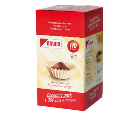 Филтри за кафе, кутия от 1000 броя - 110/250 мм