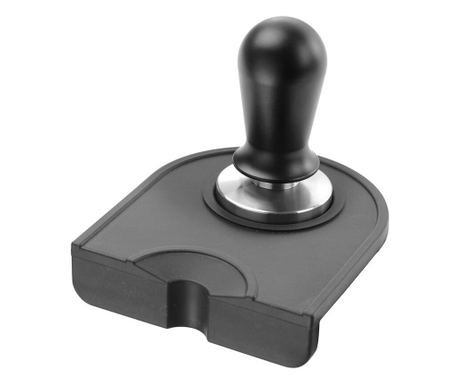 Držač za kavu/Tamper, Hendi, 125x140x(V)30 mm, crni, silikonski