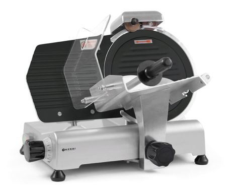 Hendi Kitchen Line Teflon rezalnik, 150 W, nastavljiva debelina, največji premer 180 mm, primeren za sire, srebrn
