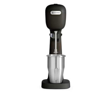Milkshaker Negru de 0.9 l - Design by Bronwasser, 170x196x(H)490mm, 400 W, Hendi