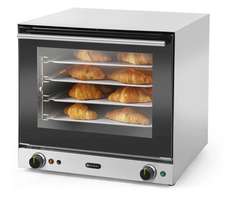 Hendi H90S Konvekcijska pećnica s ovlaživačem, uključuje 4 pladnja, 2 grijača, podesivi termostat