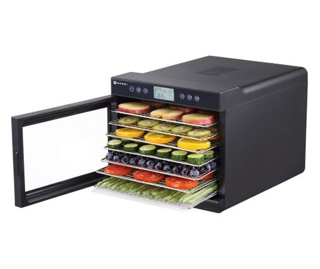 Deshidrator alimente, capacitate 7 tavi 375x300 mm, afisaj digital, 500W,345x450x(H)315mm