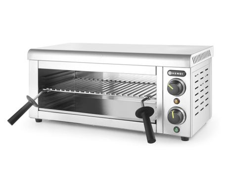 Cuptor/Salamandra Hendi montabila pe perete, 2000 W, temperatura reglabila 50-300 gr C, timer 30 min, 610x310x(H)280 mm