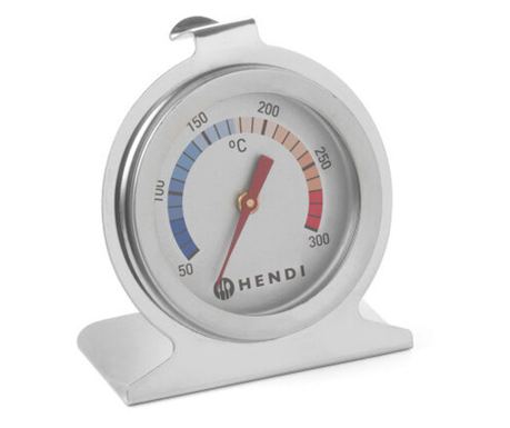 Hendi termometar za pećnicu, nehrđajući čelik, 50/300C, 6x7 cm