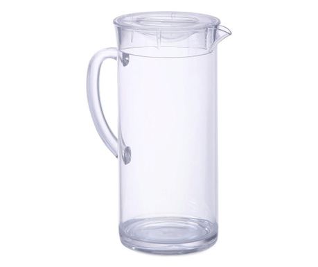 Hendi karafa za sok s pokrovom, prozorna SAN plastika, 2 L, 12x25 cm