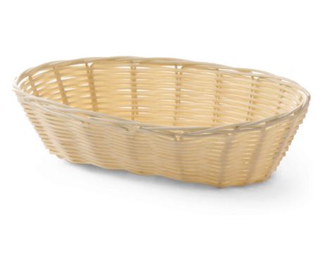 Ovalna košara za kruh, Hendi, poliratan, 225x130x(V)55 mm, periva u perilici posuđa