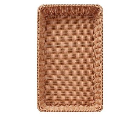 Košara za posluživanje kruha, Hendi, GN 1/2 325x265x(V)65 mm, smeđa
