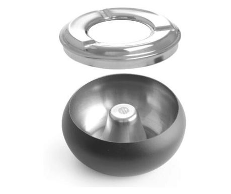 Scrumiera din otel inoxidabil cu margine detasabila, 105x(H)58mm Hendi