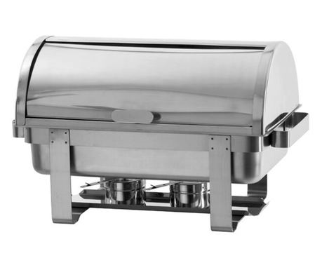Hendi Rental-Top Gastronorm GN1/1 Roll Top Chafing Dish, nehrđajući čelik, 59x34x(V)40 cm