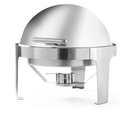 Στρογγυλό Σκεύος Bain Marie με Κυλινδρικό Καπάκι - 5.6 L, 510x540x(H)480mm