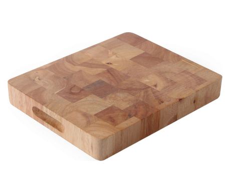 Daska za rezanje od drva kaučukovca 530x325x(V)45 mm GN 1/1