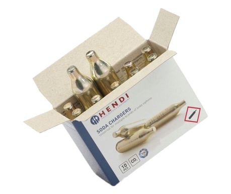 CO2 patrone za sifon za sodu, 10 kom/kutija, Hendi