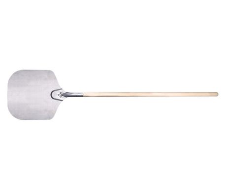 Aluminijasta lopata za pico z lesenim ročajem, 305x355x(D)965 mm, Hendi