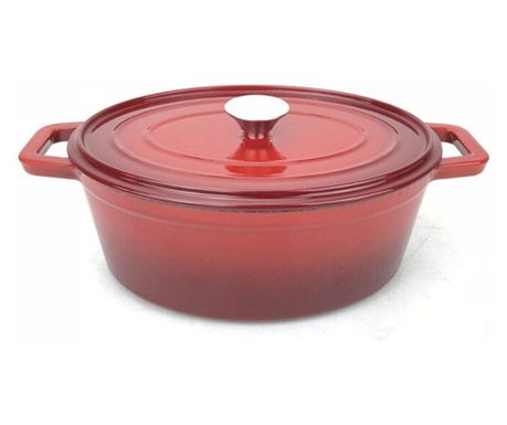 Hendi emajlirana posoda iz litega železa, 0,2 litra, 130x100x(V)48 mm