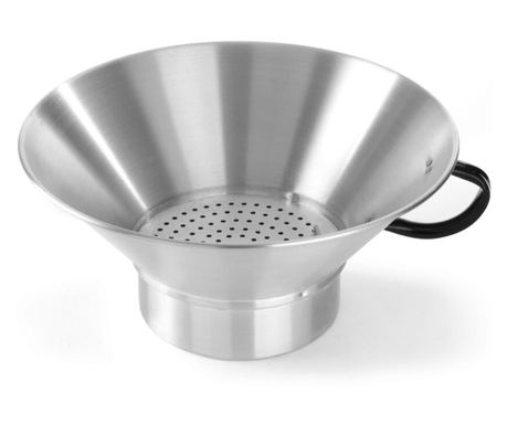 Colander / Sita pentru cartofi prajiti, aluminiu, 400x(H)170 mm, Hendi, cu sita detasabila si maner