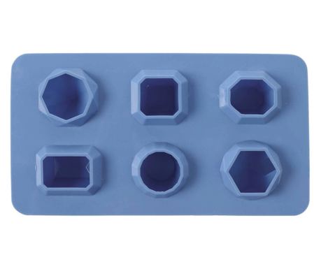 Izdržljivi silikonski kalupi za led, razni oblici, Hendi, 19x10.5x(H)3 cm, pogodni za profesionalnu upotrebu