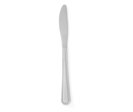 Asztali kés, rozsdamentes acél, tükörfényes (H) 215 mm - 6 darabos készlet - Hendi Kitchen Line