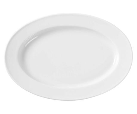 Hendi ovalni pladenj 290x200 mm, porcelan, serija DELTA