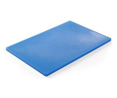 Plava daska za rezanje 450x300x12,7 mm, HDPE 500 polietilen, Hendi, usklađena s HACCP standardima