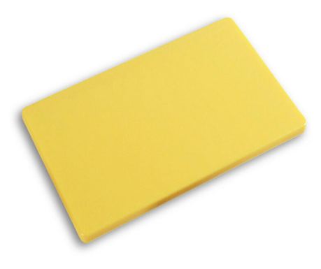 Žuta daska za rezanje 600x400x18 mm, HACCP, HDPE 500 polietilen, Hendi, s 2 strane za rezanje