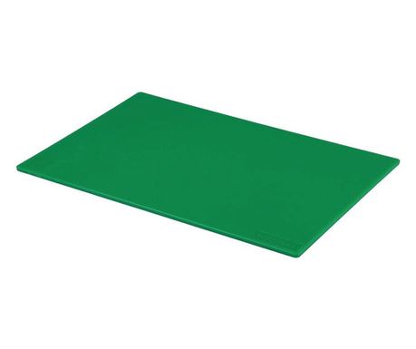 Tocator verde, Gastronorm 1/1, 530x325x(H)12 mm, polietilena HDPE 500, respecta normele HACCP