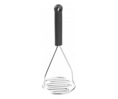 Krumplinyomó/Zöldségnyomó pürékhez/krémlevesekhez, Hendi, rozsdamentes acél bakelit nyéllel, 95x(H)230 mm