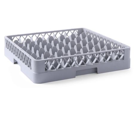 Cos pahare pentru masina de spalat pahare Hendi Polipropilena 49 compartimente 500x500x(H)104 mm Gri