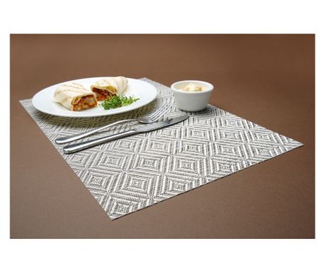 Protiskluzová podložka pod talíř, Hendi, 450x300 mm, design 813, sada 6 ks