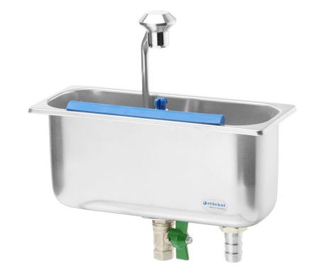 Sistem de spalare HENDI pentru accesorii preparare inghetata, Stockel, 270x110x(H)115 mm