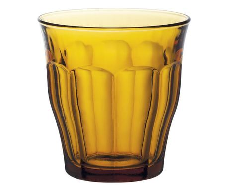 Sklenice Picardie Amber od Duralex, 310 ml, Sada 6 kusů, ø90x(H)94 mm