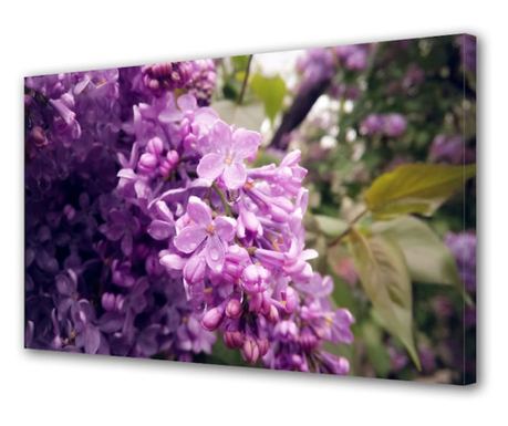 Dekoratívne nástenné umenie s dreveným rámom, 33 cm x 24 cm, s kvetmi1324