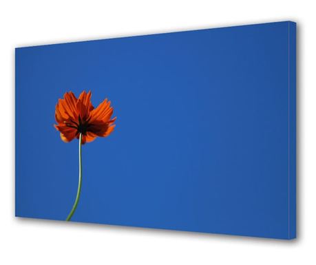 Dekoratívne nástenné umenie s dreveným rámom, 33 cm x 24 cm, Flowers1511