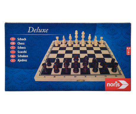 ŠACHOVÁ HRA ZE DŘEVA DELUXE EDICE