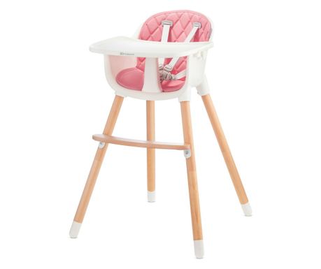 STOL ZA HRANJENJE KINDERKRAFT SIENNA, 2 V 1, ROZA