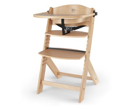 Stol za hranjenje KINDERKRAFT ENOCK, 3 v 1, les narava