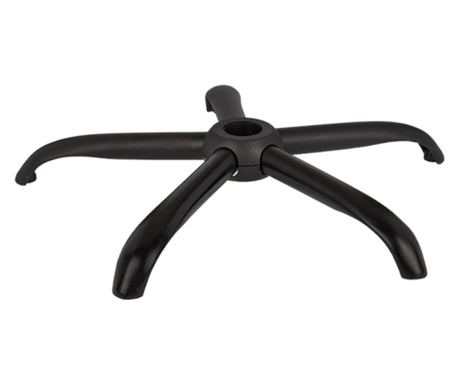 Baza pentru scaun directorial, plastic, 64 cm, neagru