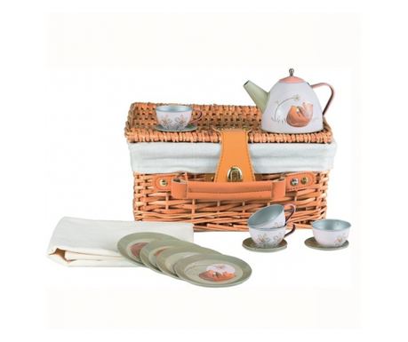 Set de ceai in cos picnic Padurea, Egmont Toys