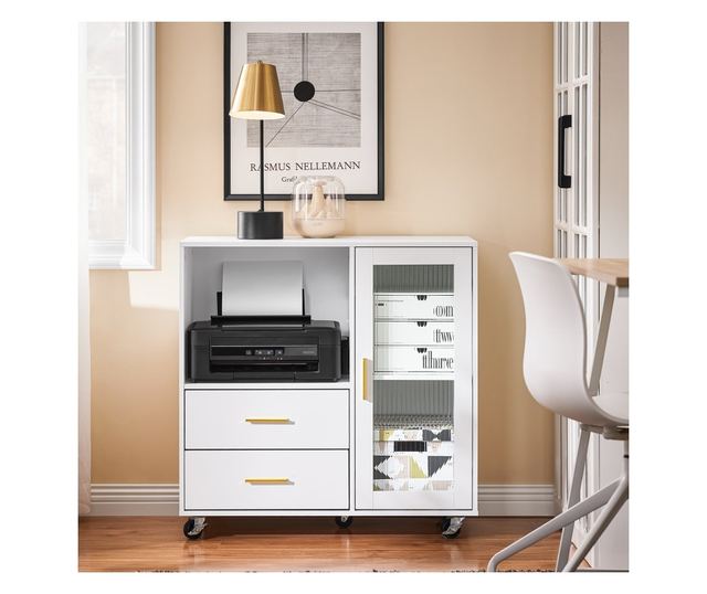 Wózek biurowy, stolik kawowy ASK09-W