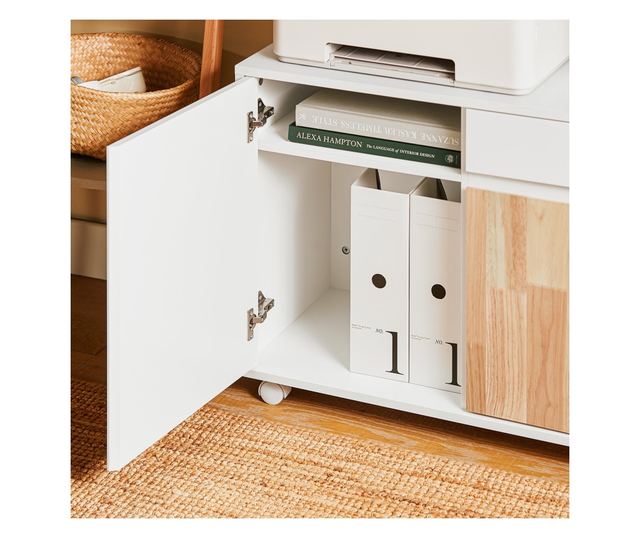 Wózek biurowy na kółkach z szufladą ASK04-WN