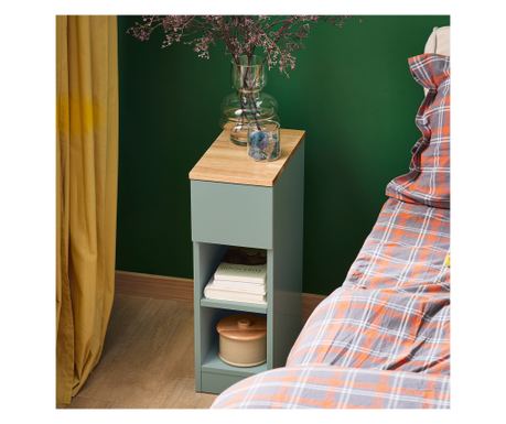 SoBuy comodin, comodin îngust, masă plutitoare FBT111-GR