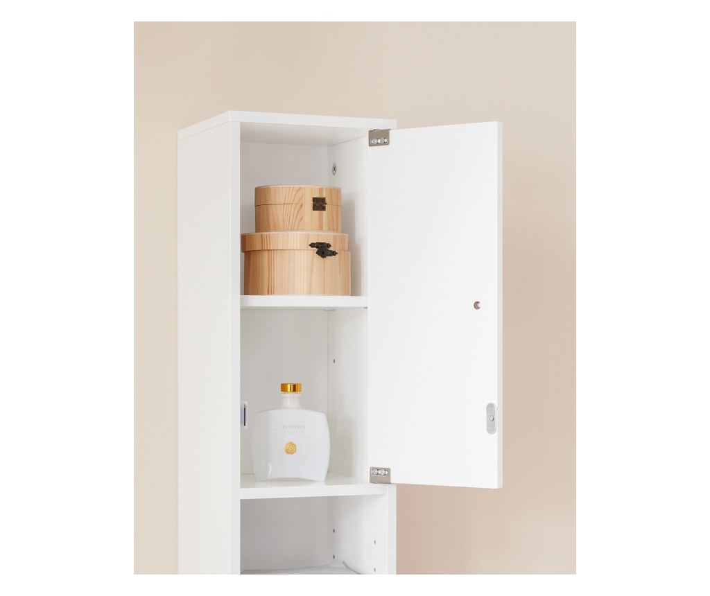 SoBuy kopalniško pohištvo, kopalniška omarica, kopalniško pohištvo en BZR167-GW - 5