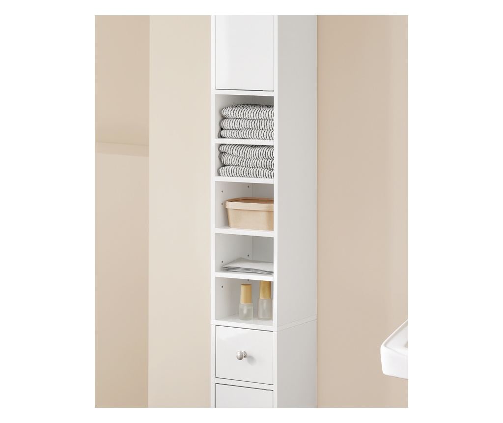 SoBuy kopalniško pohištvo, kopalniška omarica, kopalniško pohištvo en BZR167-GW - 6