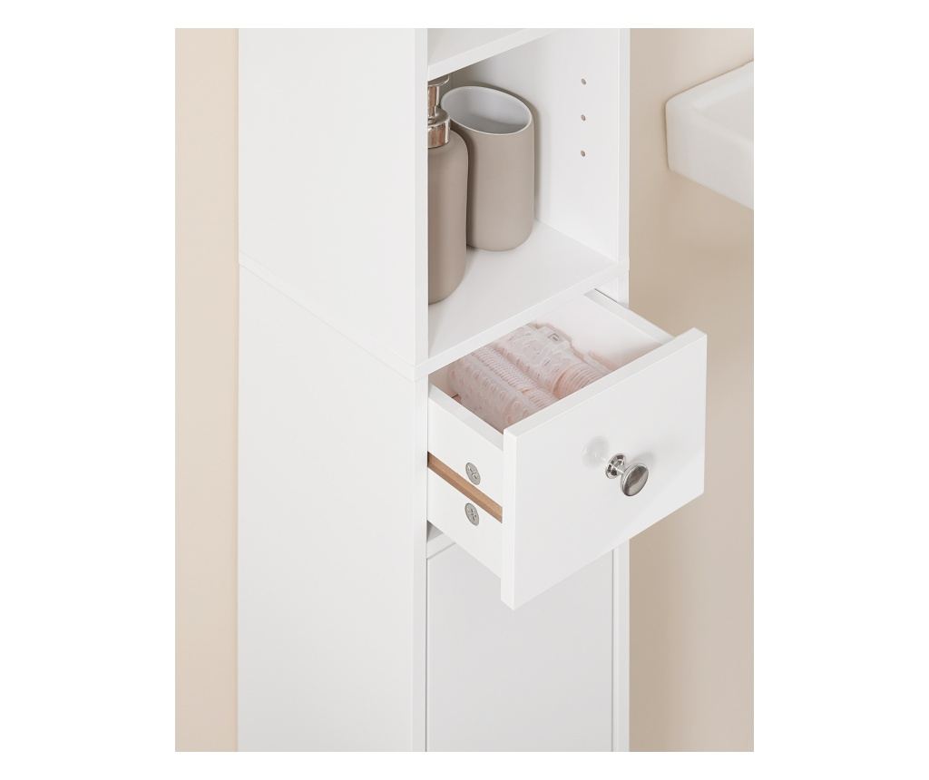 SoBuy kopalniško pohištvo, kopalniška omarica, kopalniško pohištvo en BZR167-GW - 7