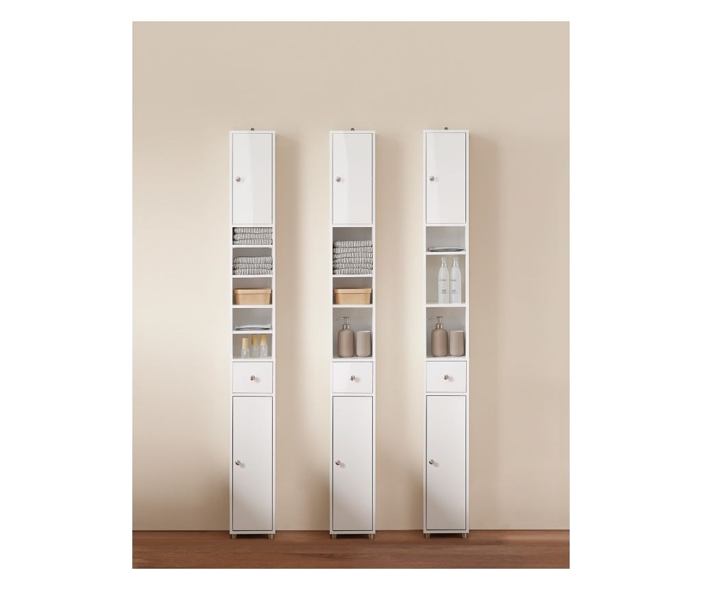 SoBuy kopalniško pohištvo, kopalniška omarica, kopalniško pohištvo en BZR167-GW - 15