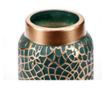 Vaza decorativa, curves, verde, 22 cm thumbnail 2